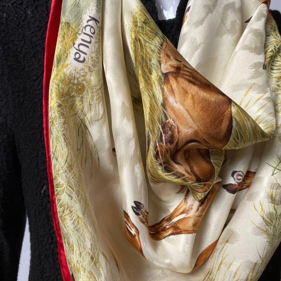 Hermès Kenya Scarf on Silk Jacquard - Picture 5 of 16